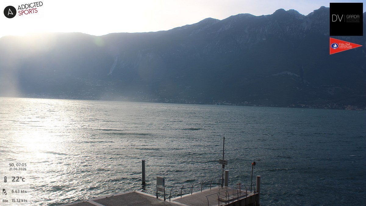 Archived image Webcam Campione del Garda - Lake Garda