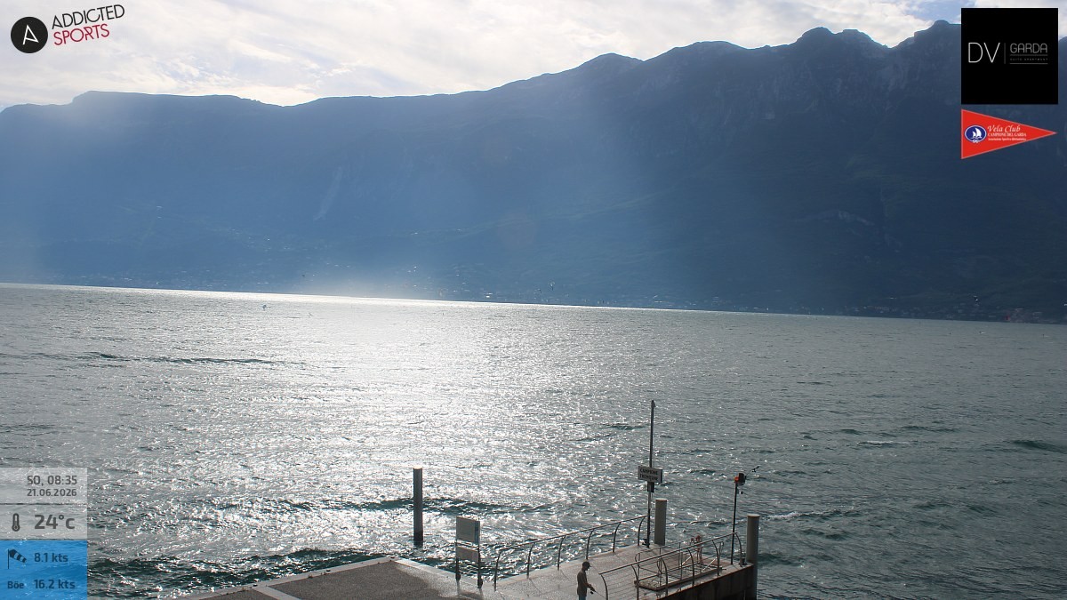 Archived image Webcam Campione del Garda - Lake Garda