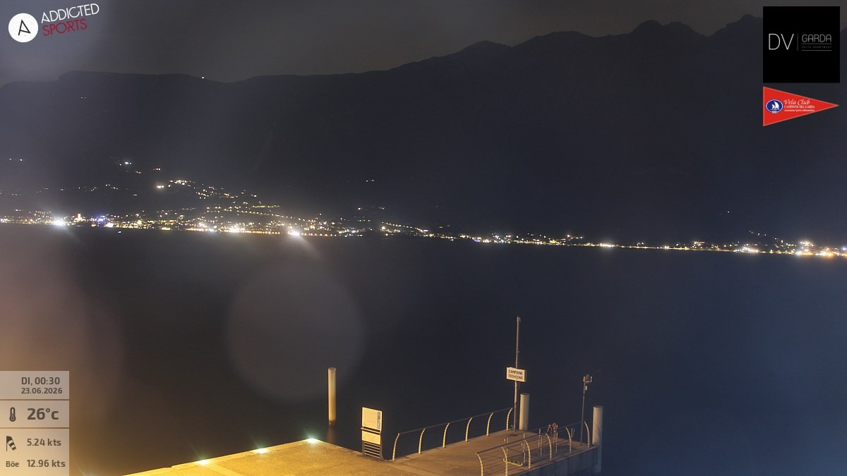 Archived image Webcam Campione del Garda - Lake Garda