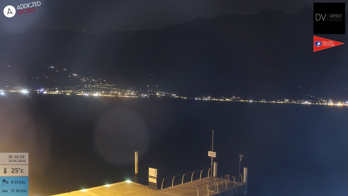 Archiv Foto Webcam Gardasee Campione del Garda