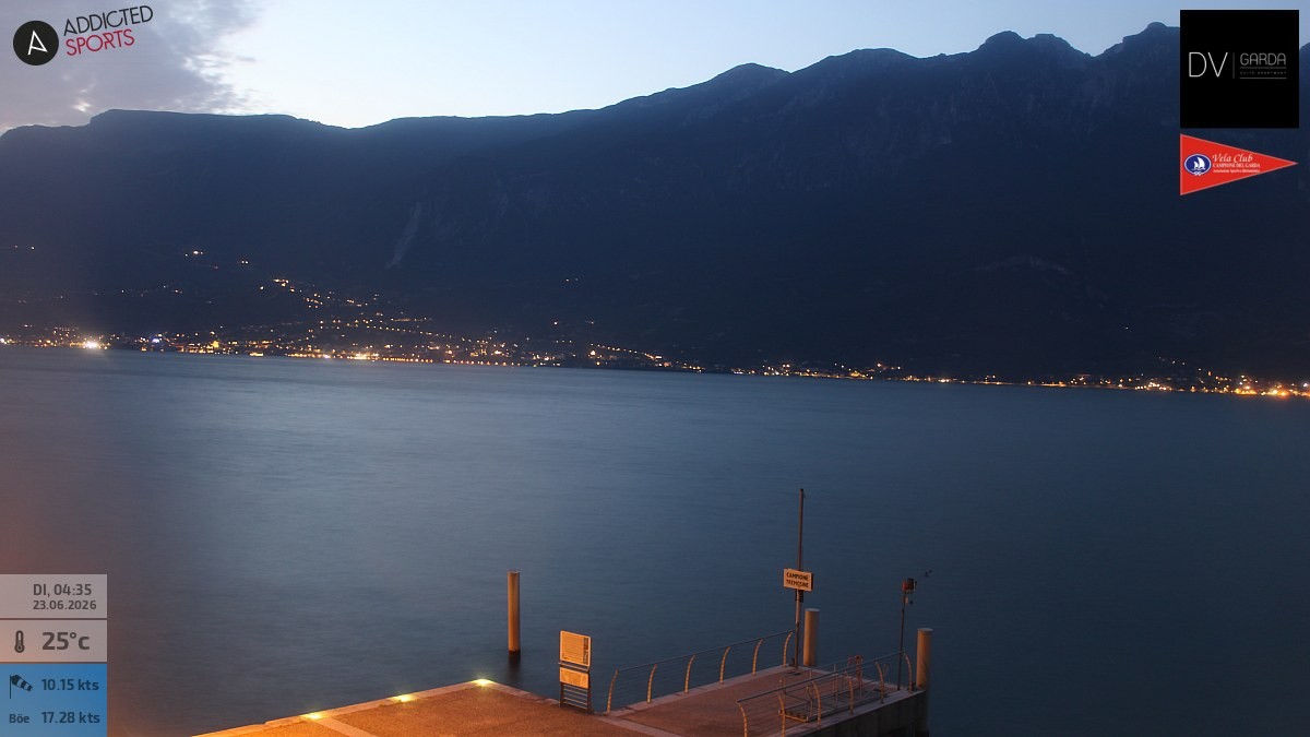 Archived image Webcam Campione del Garda - Lake Garda