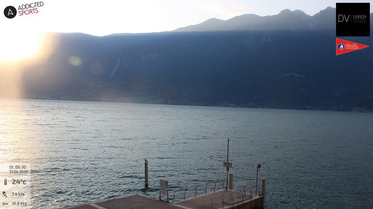 Archived image Webcam Campione del Garda - Lake Garda