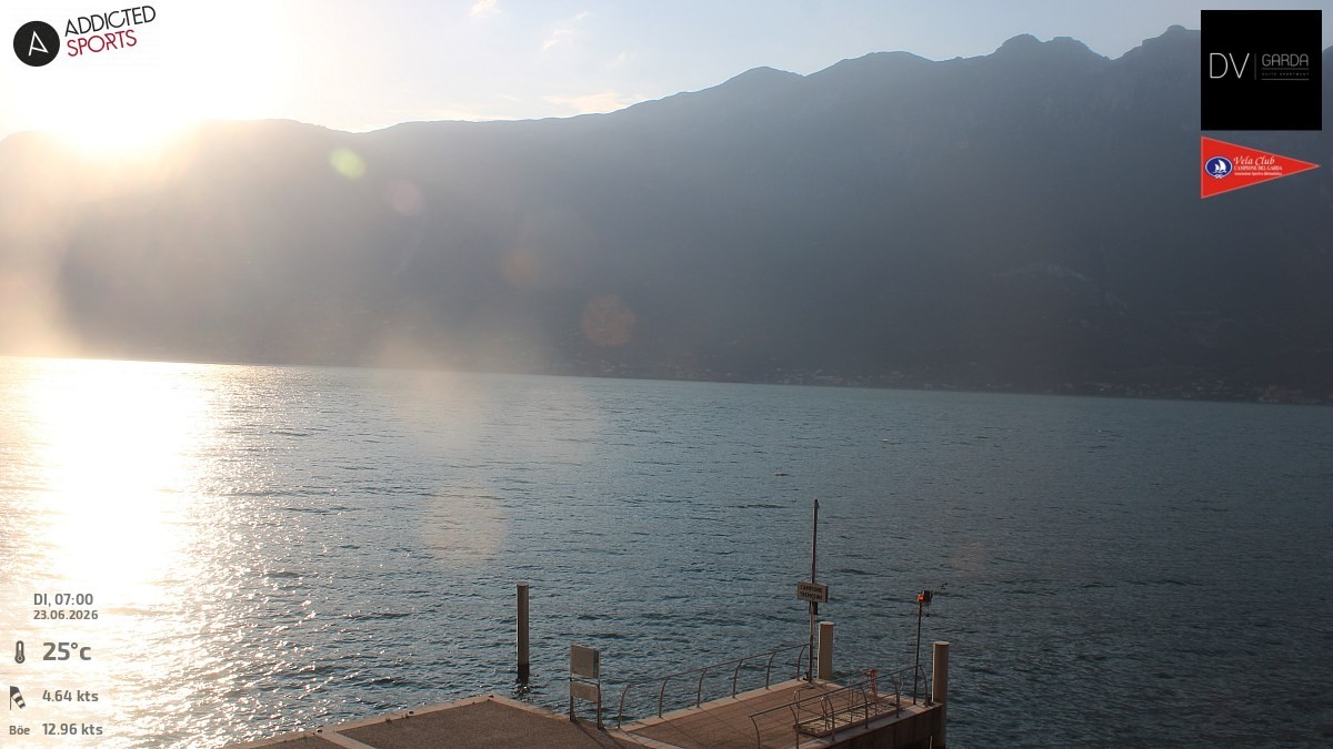 Archived image Webcam Campione del Garda - Lake Garda