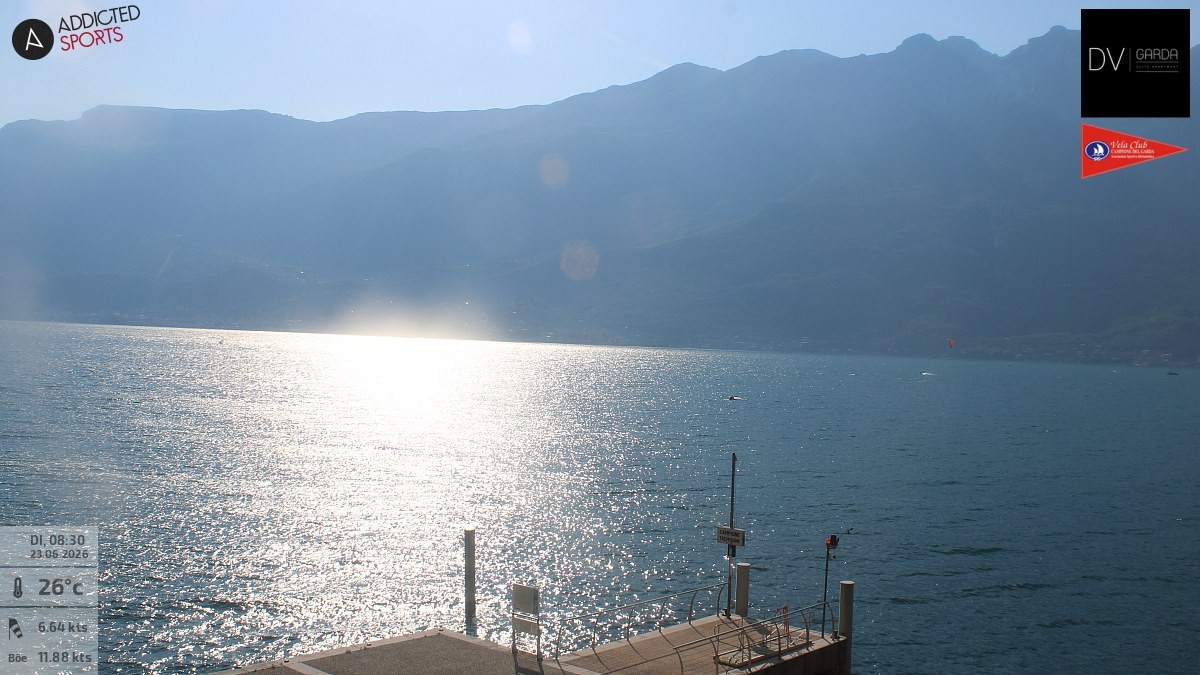Archived image Webcam Campione del Garda - Lake Garda