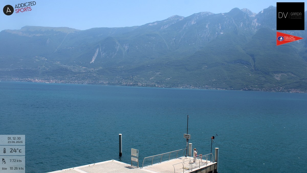 Archived image Webcam Campione del Garda - Lake Garda