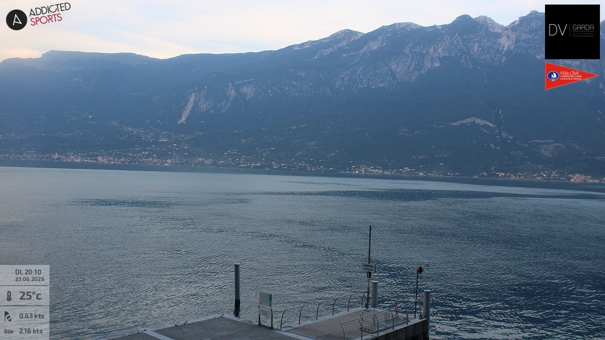 Archived image Webcam Campione del Garda - Lake Garda