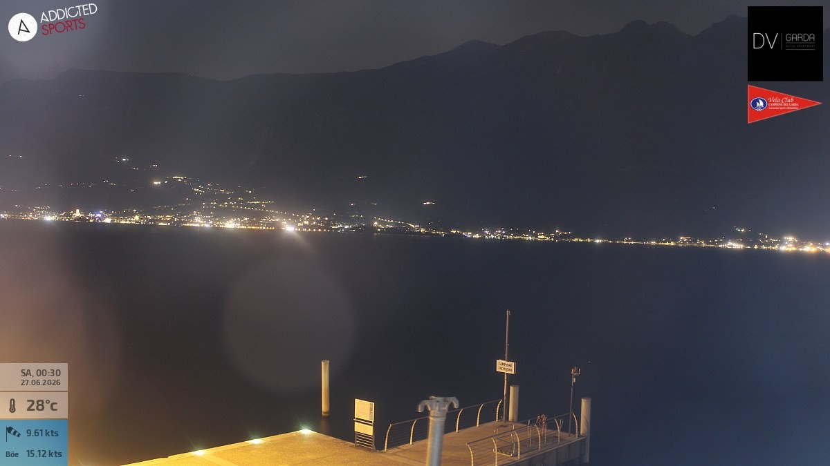 Archiv Foto Webcam Gardasee Campione del Garda