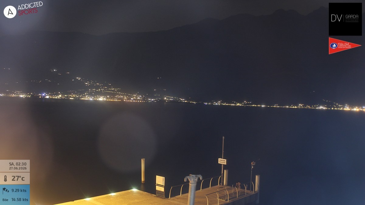 Archiv Foto Webcam Gardasee Campione del Garda