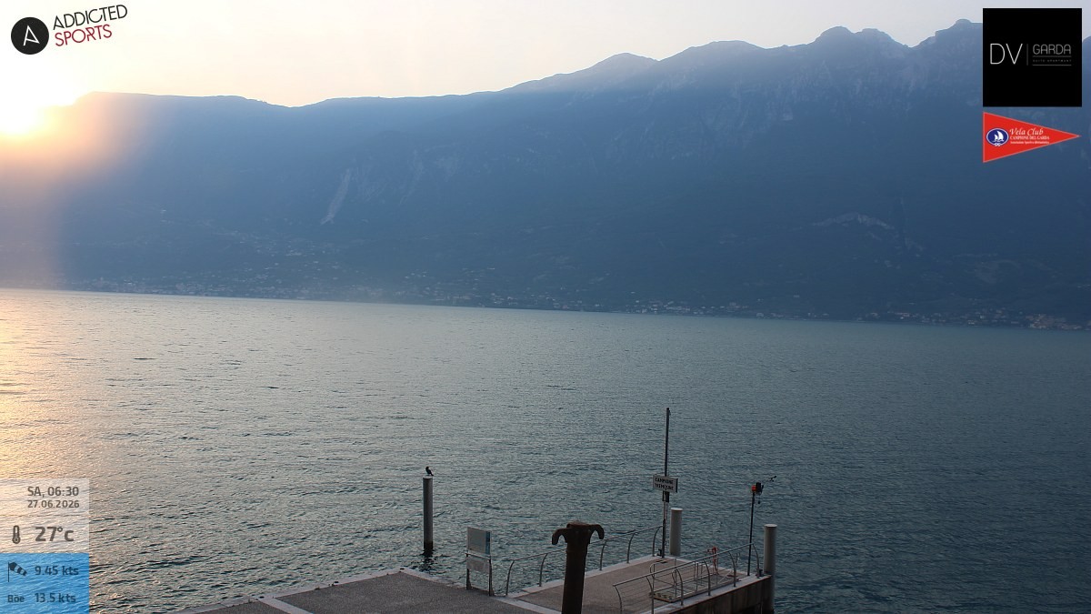 Archiv Foto Webcam Gardasee Campione del Garda