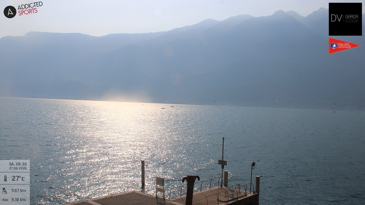 Archived image Webcam Campione del Garda - Lake Garda