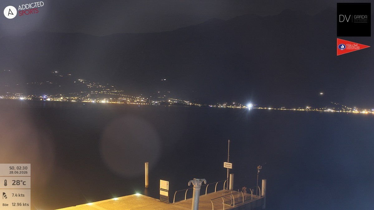 Archived image Webcam Campione del Garda - Lake Garda