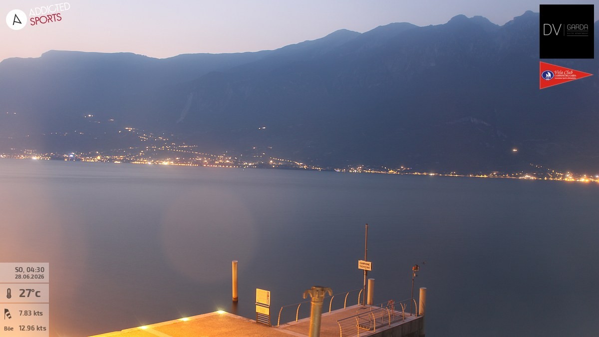 Archived image Webcam Campione del Garda - Lake Garda