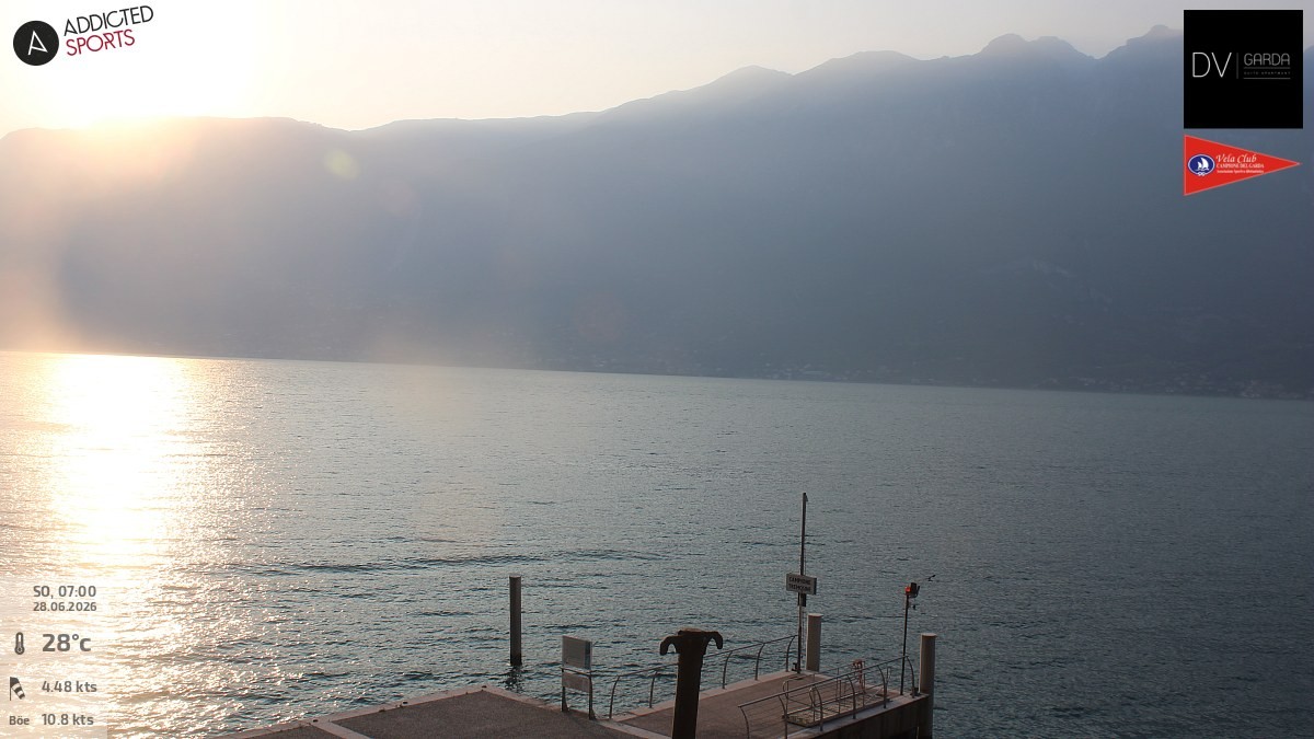 Archived image Webcam Campione del Garda - Lake Garda