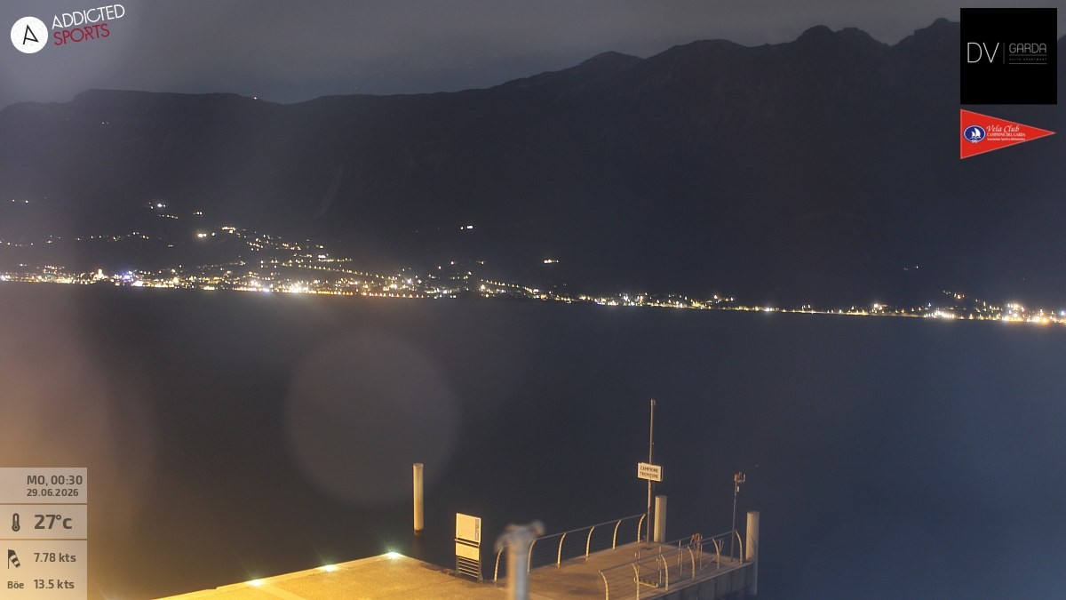 Archiv Foto Webcam Gardasee Campione del Garda
