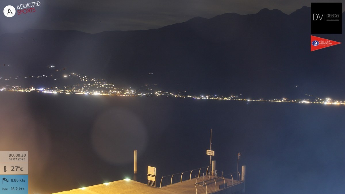 Archiv Foto Webcam Gardasee Campione del Garda