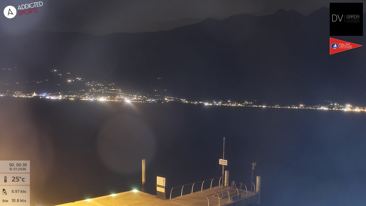 Archived image Webcam Campione del Garda - Lake Garda