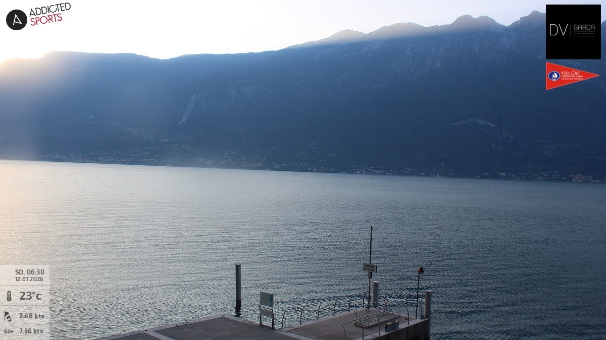 Archived image Webcam Campione del Garda - Lake Garda