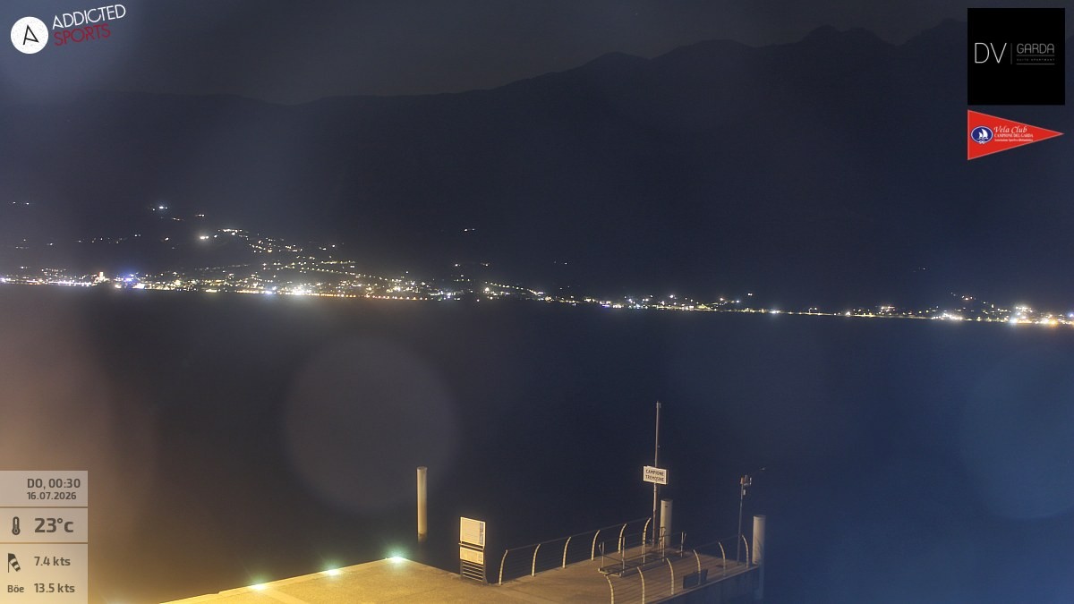 Archiv Foto Webcam Gardasee Campione del Garda