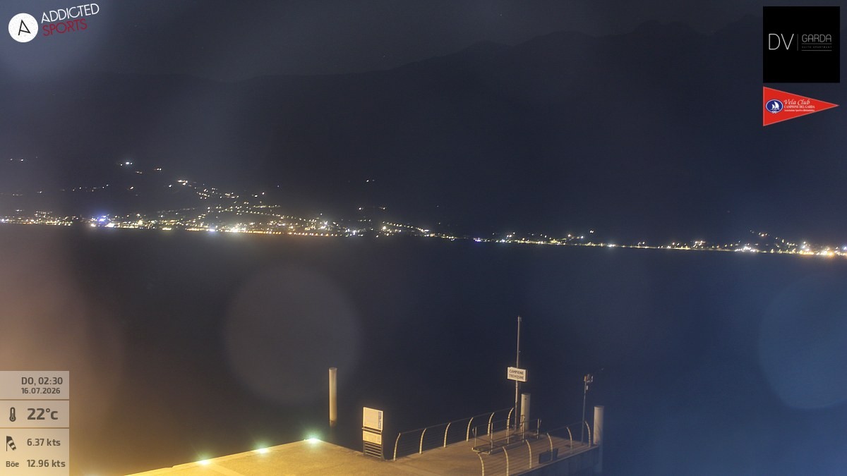 Archiv Foto Webcam Gardasee Campione del Garda