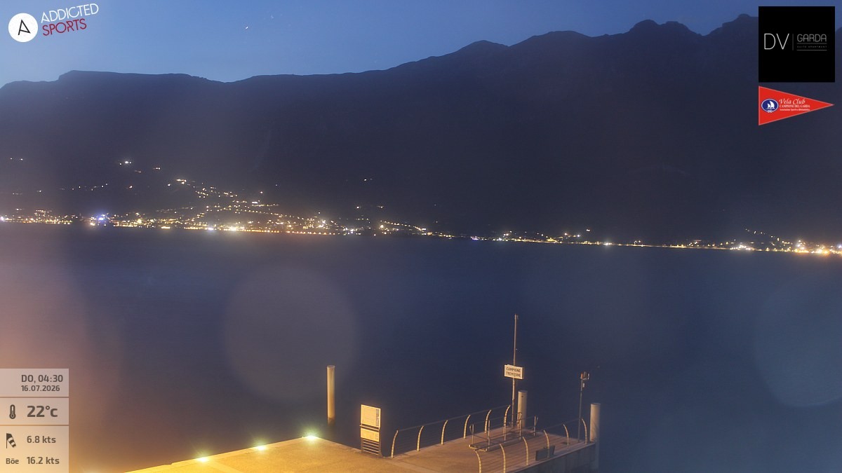 Archiv Foto Webcam Gardasee Campione del Garda