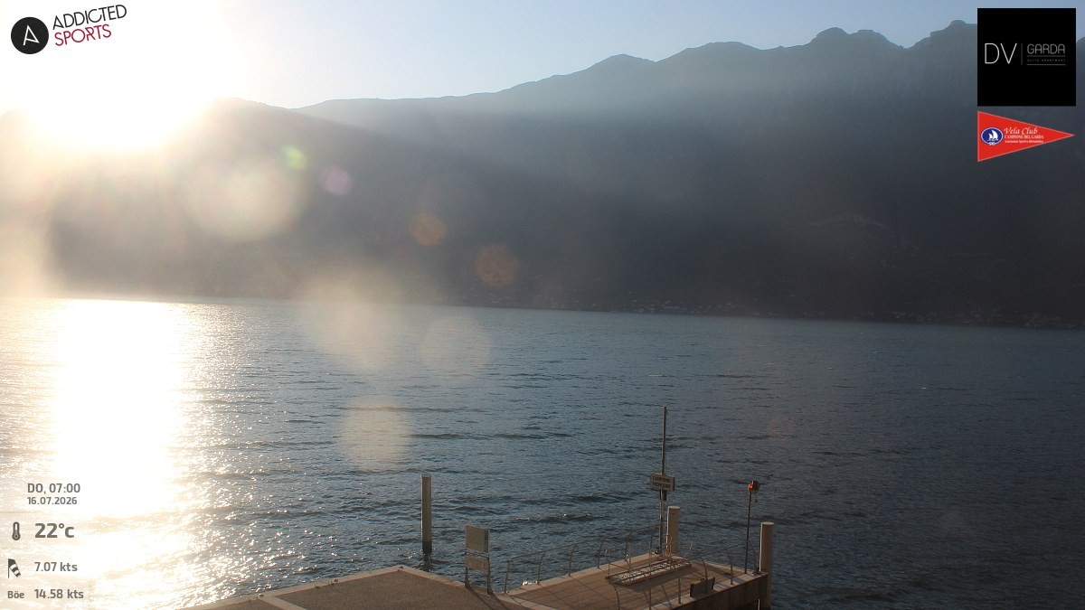 Archiv Foto Webcam Gardasee Campione del Garda