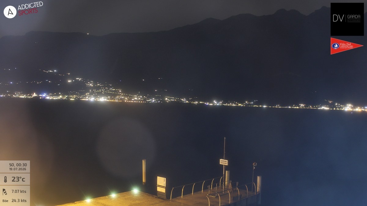 Archiv Foto Webcam Gardasee Campione del Garda