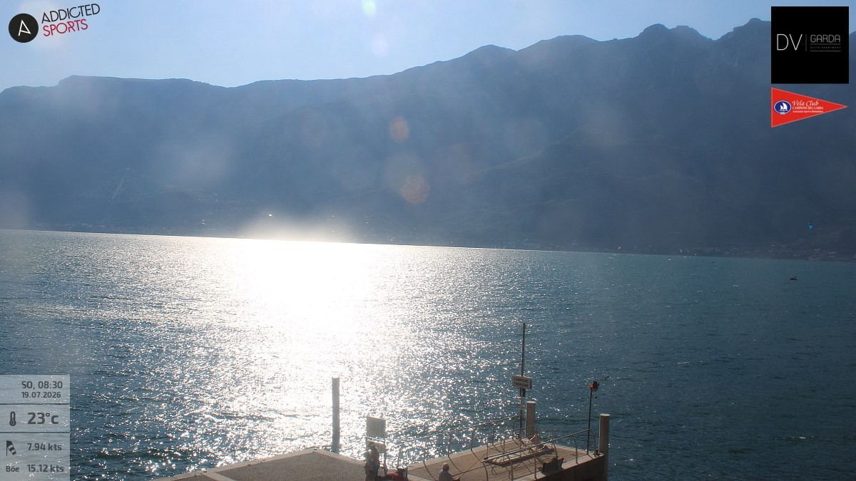 Archiv Foto Webcam Gardasee Campione del Garda