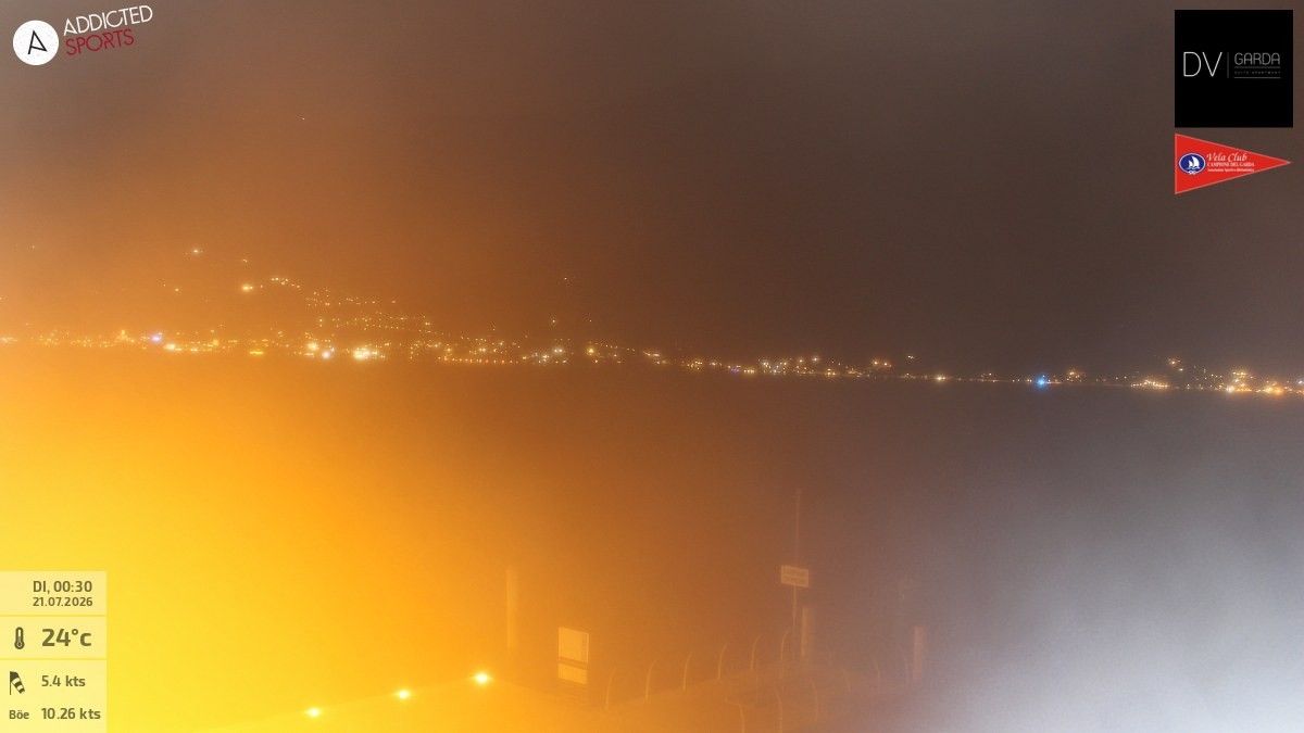 Archived image Webcam Campione del Garda - Lake Garda