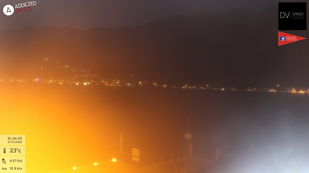 Archived image Webcam Campione del Garda - Lake Garda