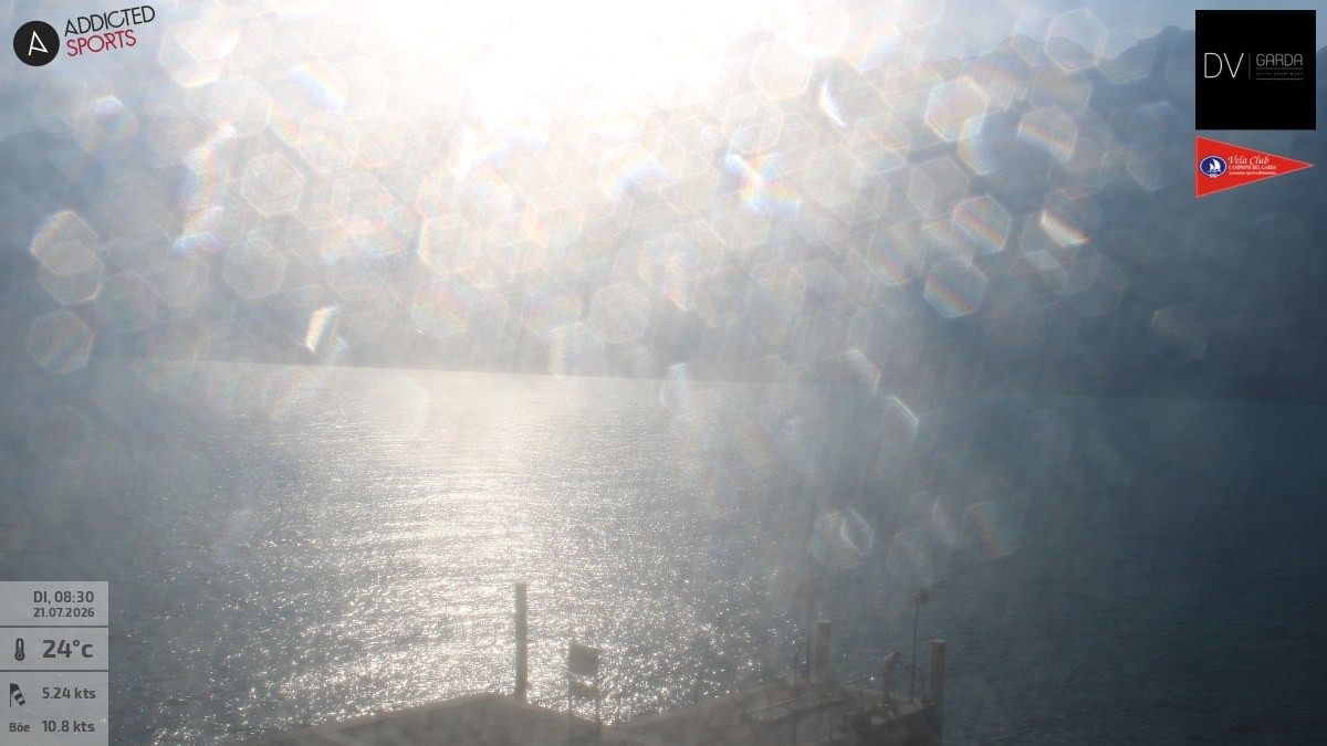 Archived image Webcam Campione del Garda - Lake Garda