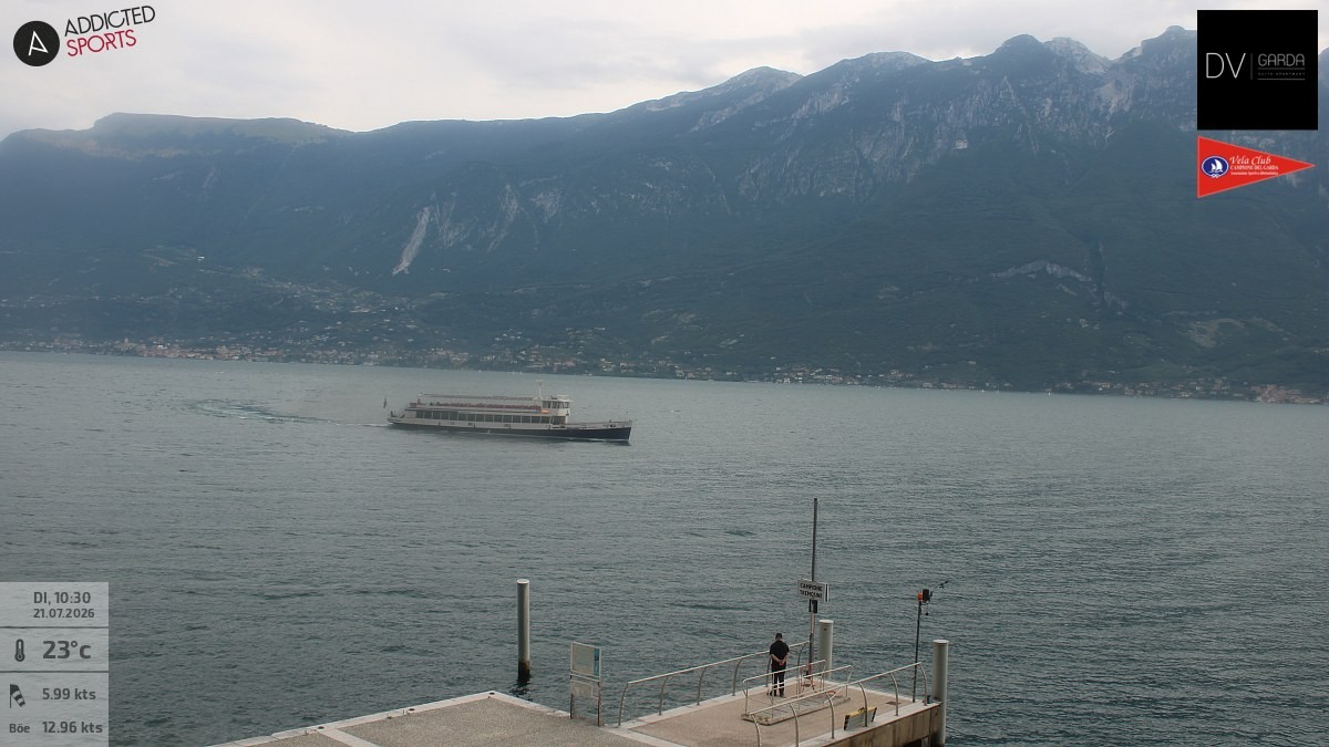 Archived image Webcam Campione del Garda - Lake Garda