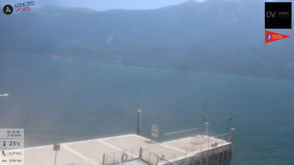 Archived image Webcam Campione del Garda - Lake Garda
