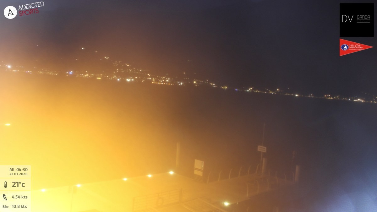 Archived image Webcam Campione del Garda - Lake Garda