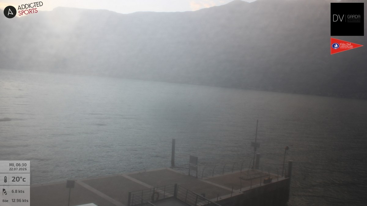 Archived image Webcam Campione del Garda - Lake Garda