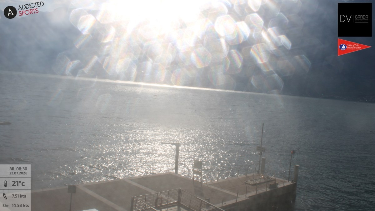 Archived image Webcam Campione del Garda - Lake Garda