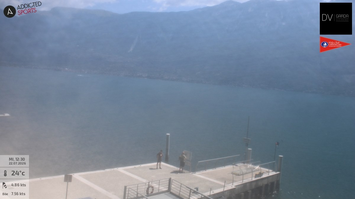 Archived image Webcam Campione del Garda - Lake Garda