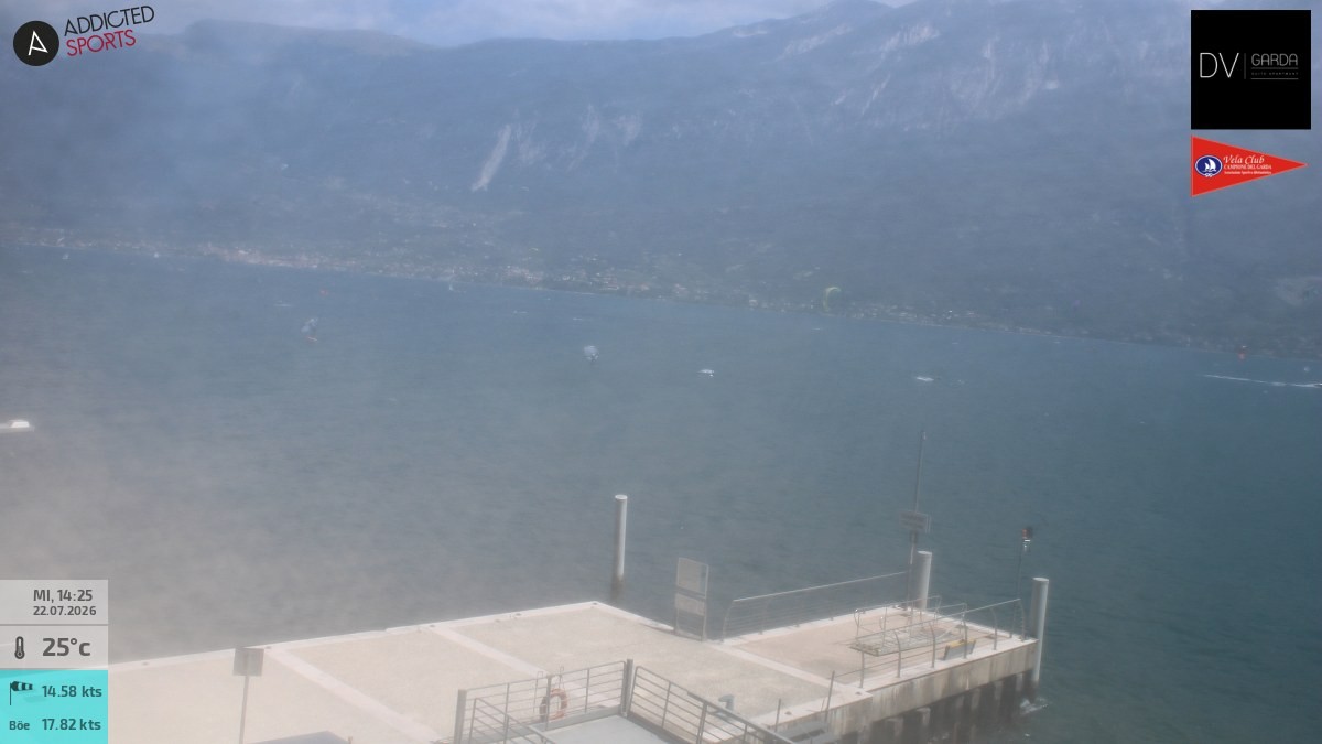 Archived image Webcam Campione del Garda - Lake Garda
