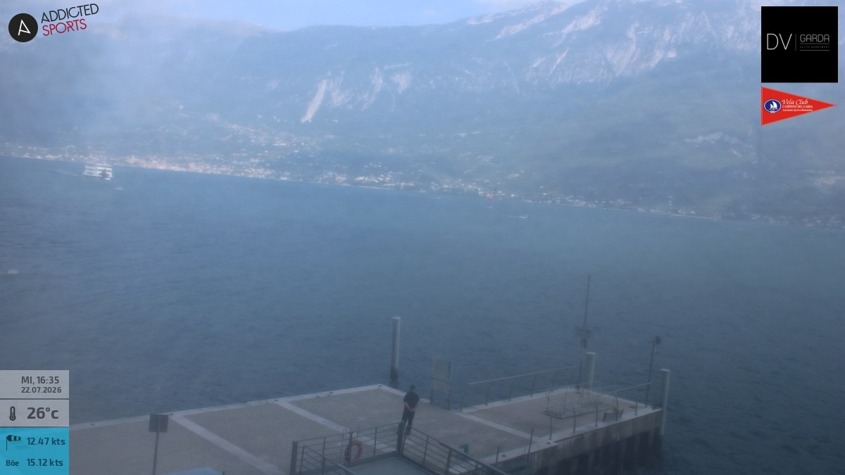 Archived image Webcam Campione del Garda - Lake Garda