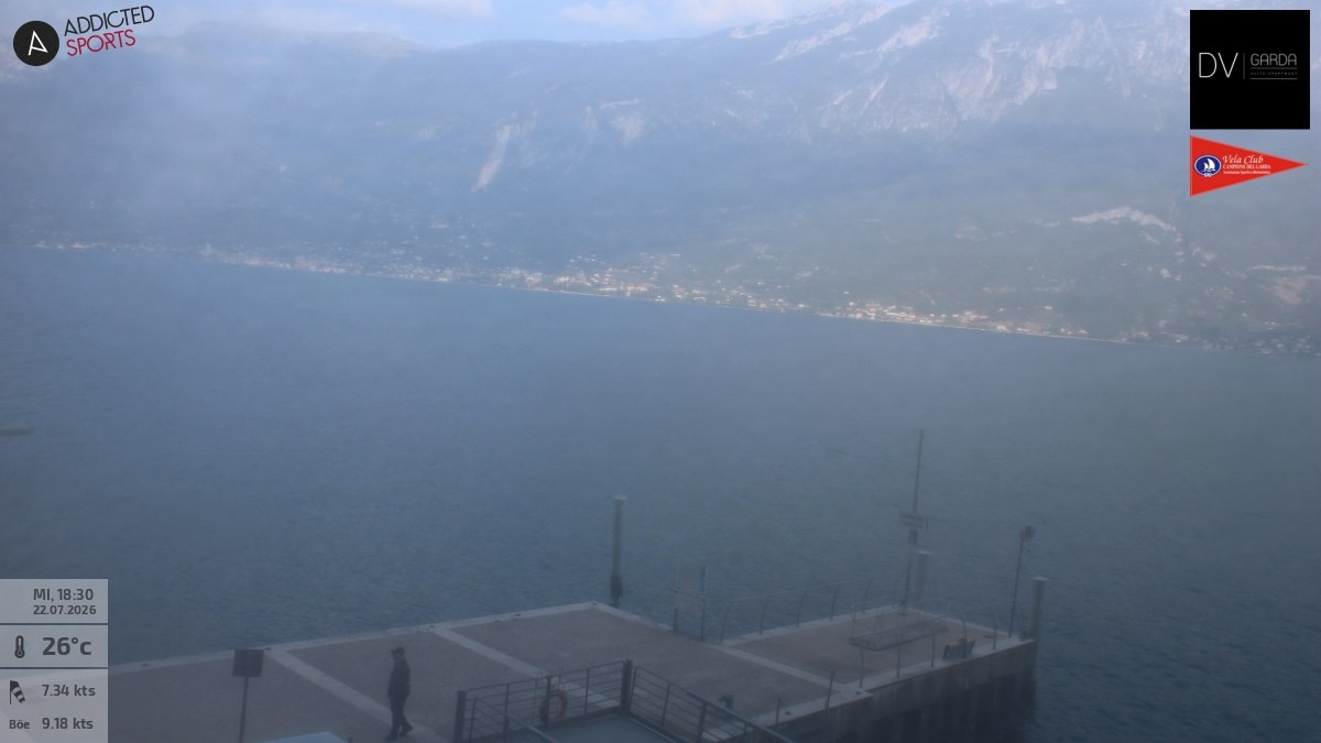Archived image Webcam Campione del Garda - Lake Garda