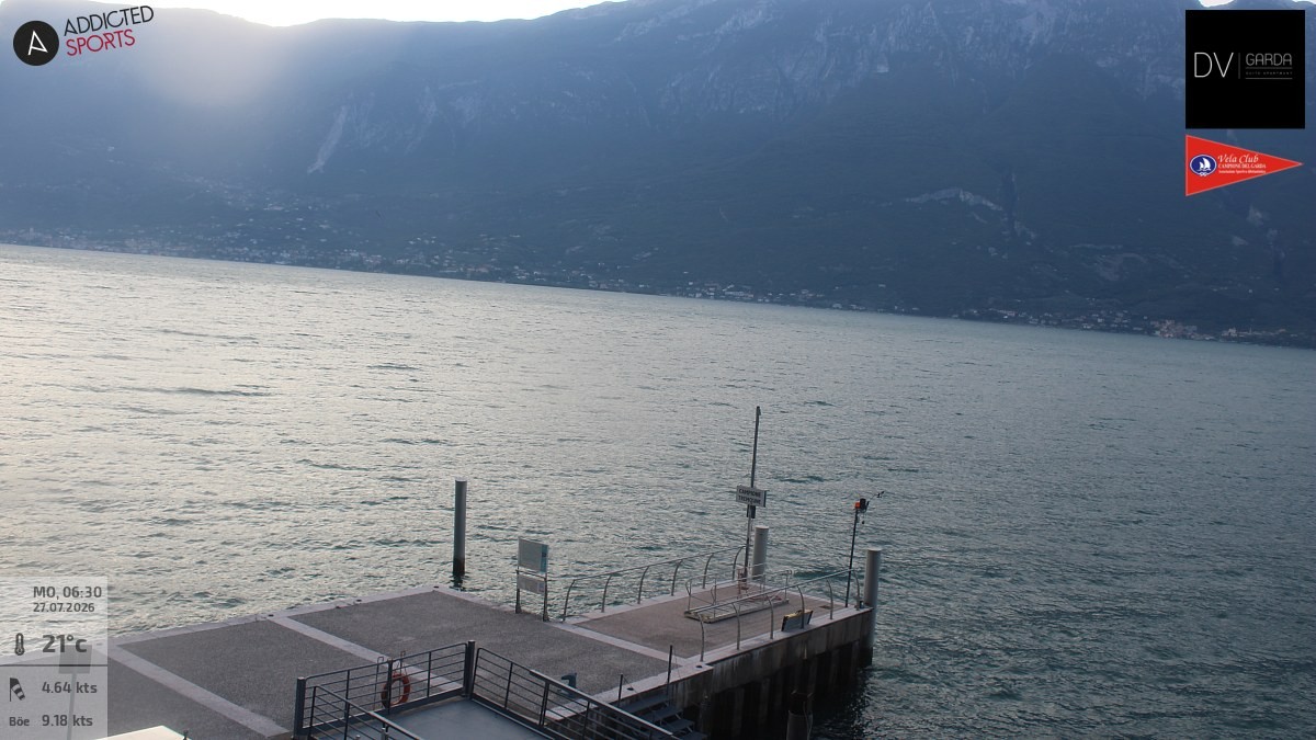 Archived image Webcam Campione del Garda - Lake Garda