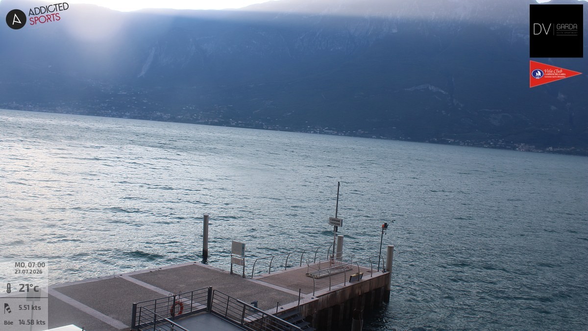 Archived image Webcam Campione del Garda - Lake Garda