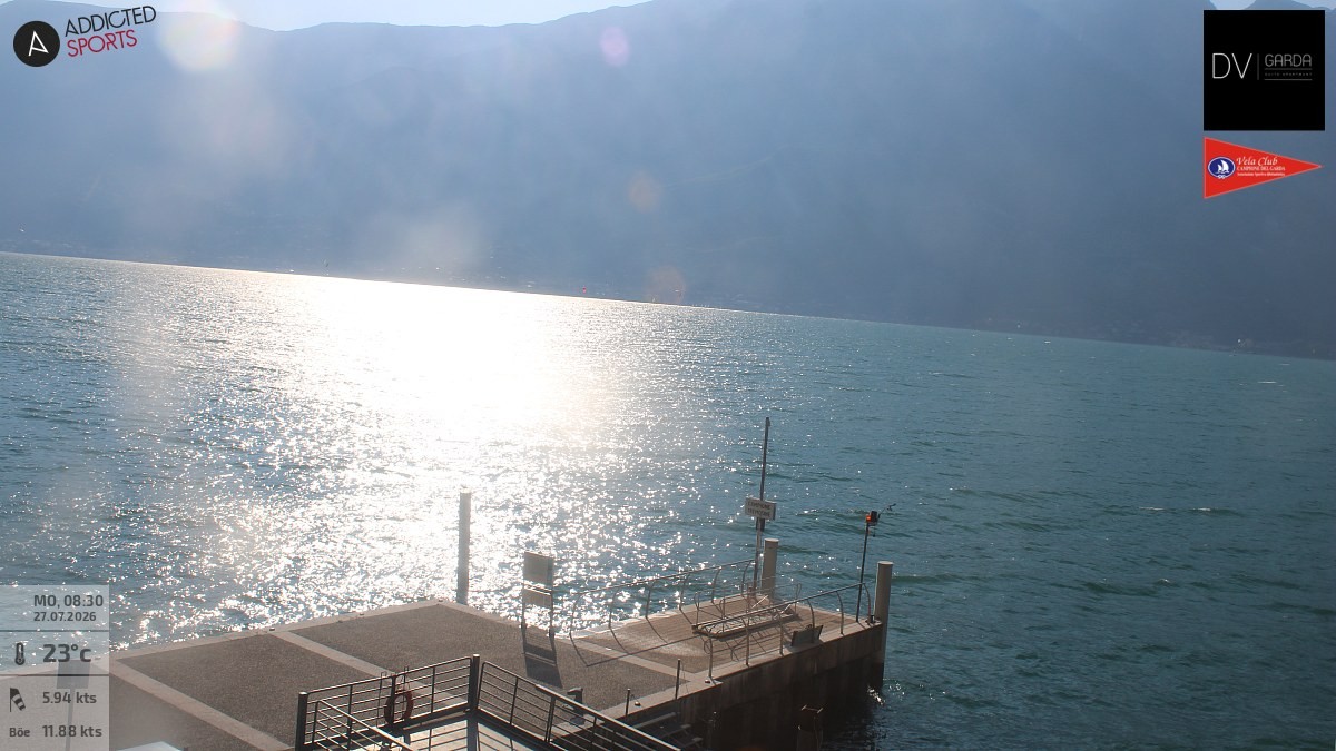 Archived image Webcam Campione del Garda - Lake Garda