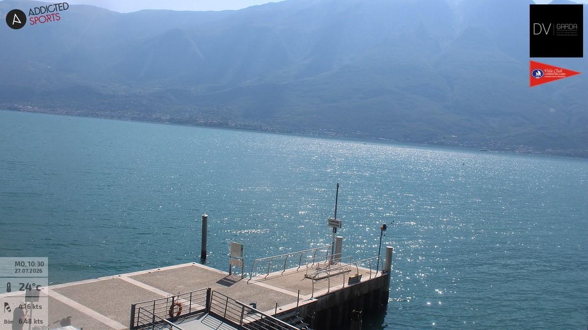 Archived image Webcam Campione del Garda - Lake Garda