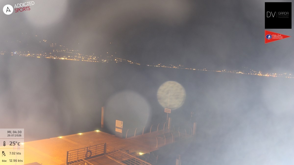 Archiv Foto Webcam Gardasee Campione del Garda