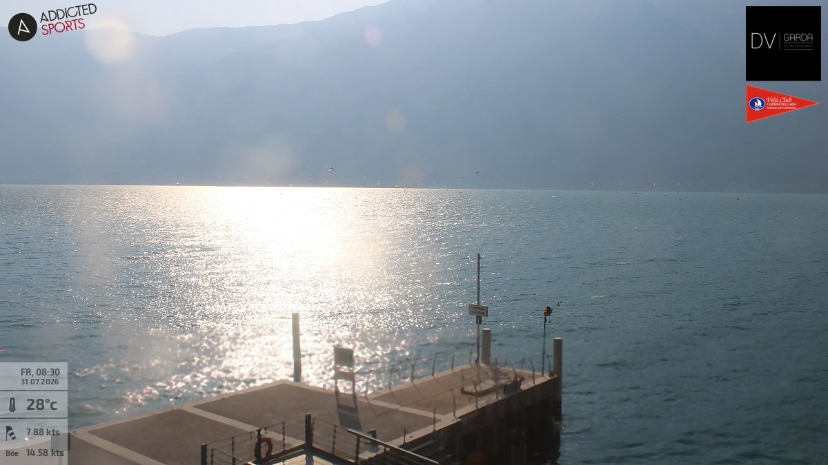 Archived image Webcam Campione del Garda - Lake Garda