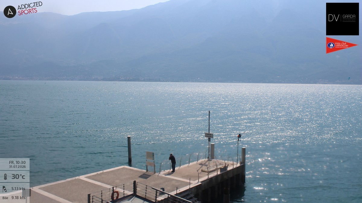 Archived image Webcam Campione del Garda - Lake Garda