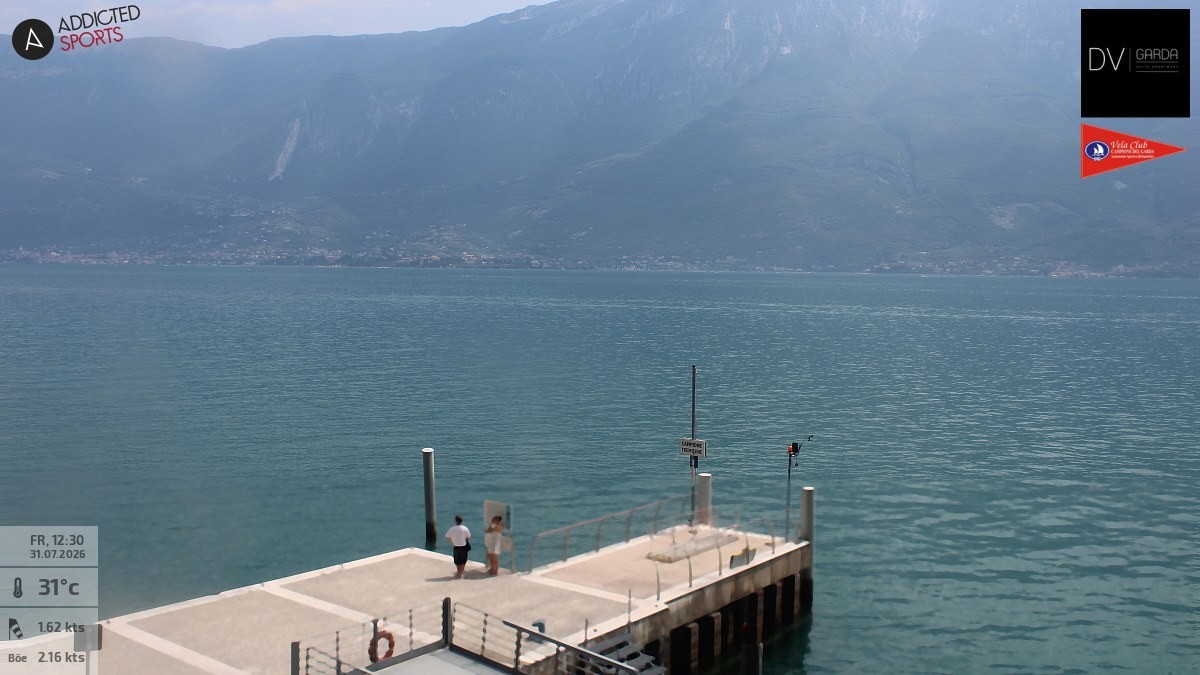 Archived image Webcam Campione del Garda - Lake Garda