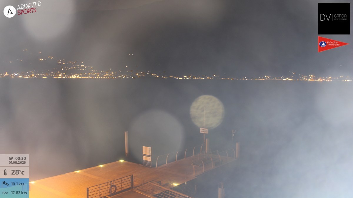 Archiv Foto Webcam Gardasee Campione del Garda