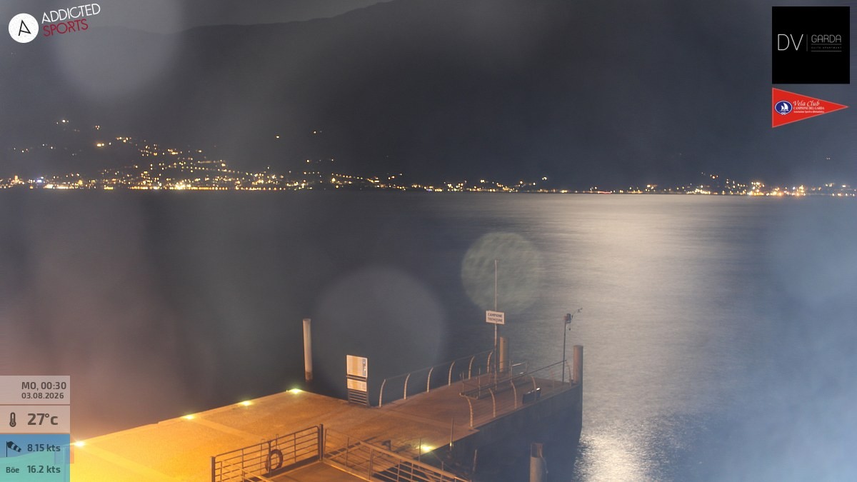 Archiv Foto Webcam Gardasee Campione del Garda