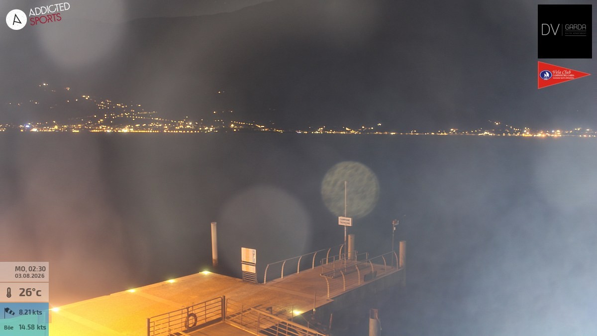 Archiv Foto Webcam Gardasee Campione del Garda